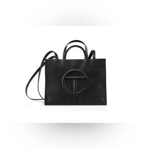 Telfar Medium Black Shopping Bag